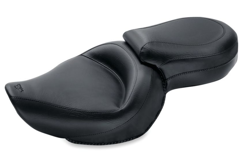Mustang Motorcycle 76141 Mustang 04-21 Harley Sportster Wide Touring 1PC Seat - Black