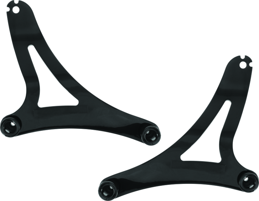 Kuryakyn 7092 Fixed Mounts Multi-Purpose Driver & Passenger Backrest 14-22 Indian Models Black