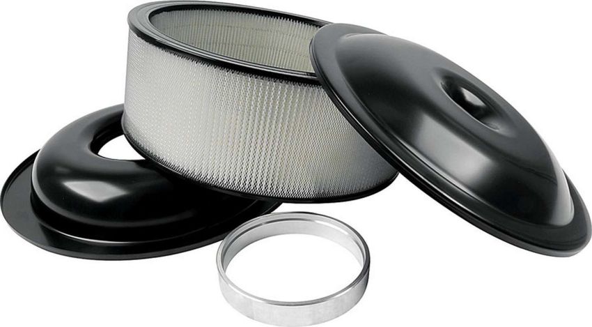 ALLSTAR PERFORMANCE ALL25917 LW 14in A/C Kit Black 5in Paper Element