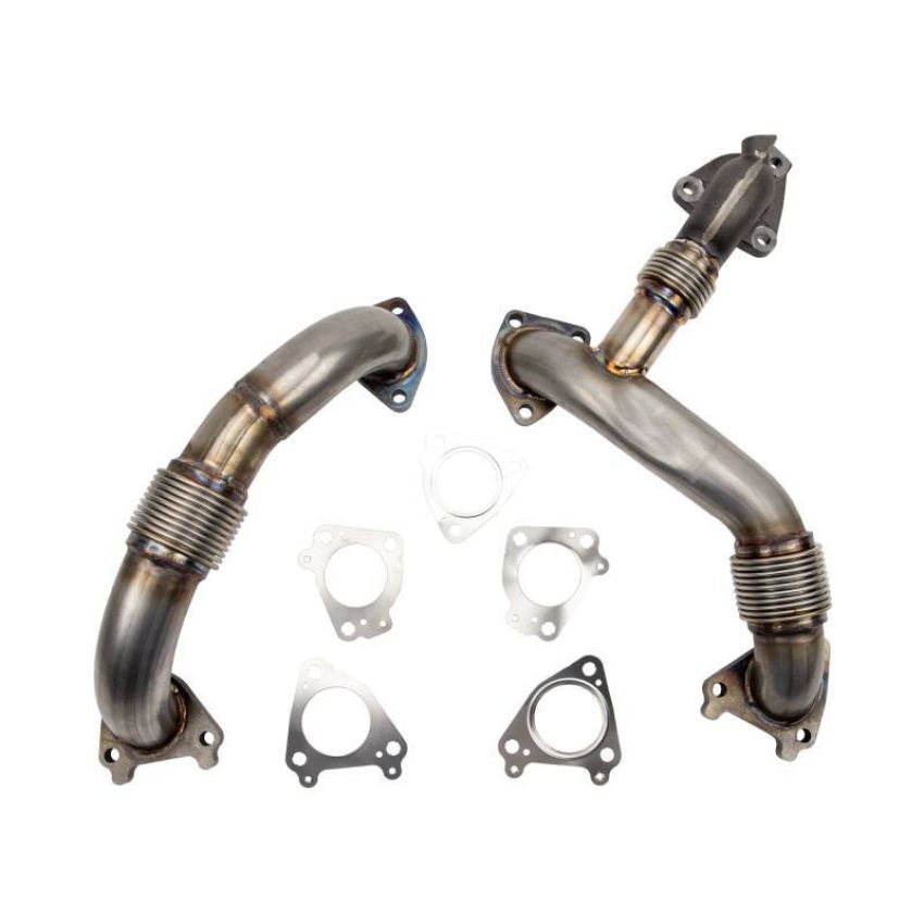 Wehrli WCF100197 11-16 Duramax LML Stainless 2in Up Pipe Kit w/ Gaskets