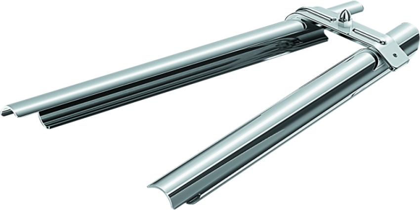 Kuryakyn 7853 Downtube Covers 00-06 Softail Chrome