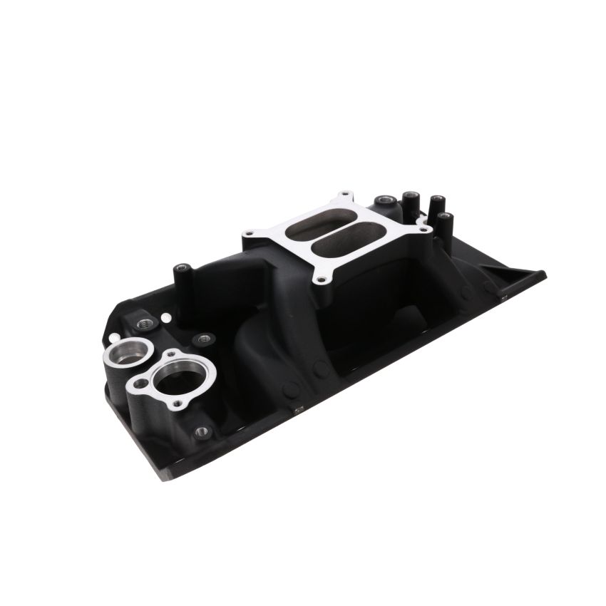 Top Street Performance 87531BK TSP AMC V8 Dual Plane Air Gap Black Aluminum Intake Manifold