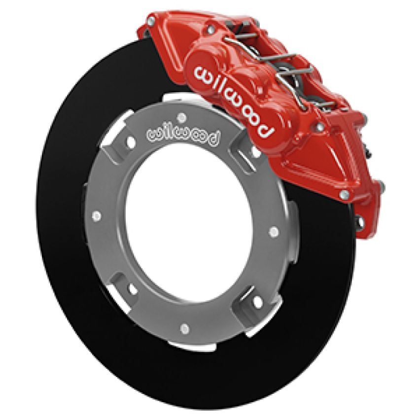 Wilwood 140-16628-R 17-21 Can-Am X3RS Red 6-Piston Front Kit 11.25in - Undrilled Rotors