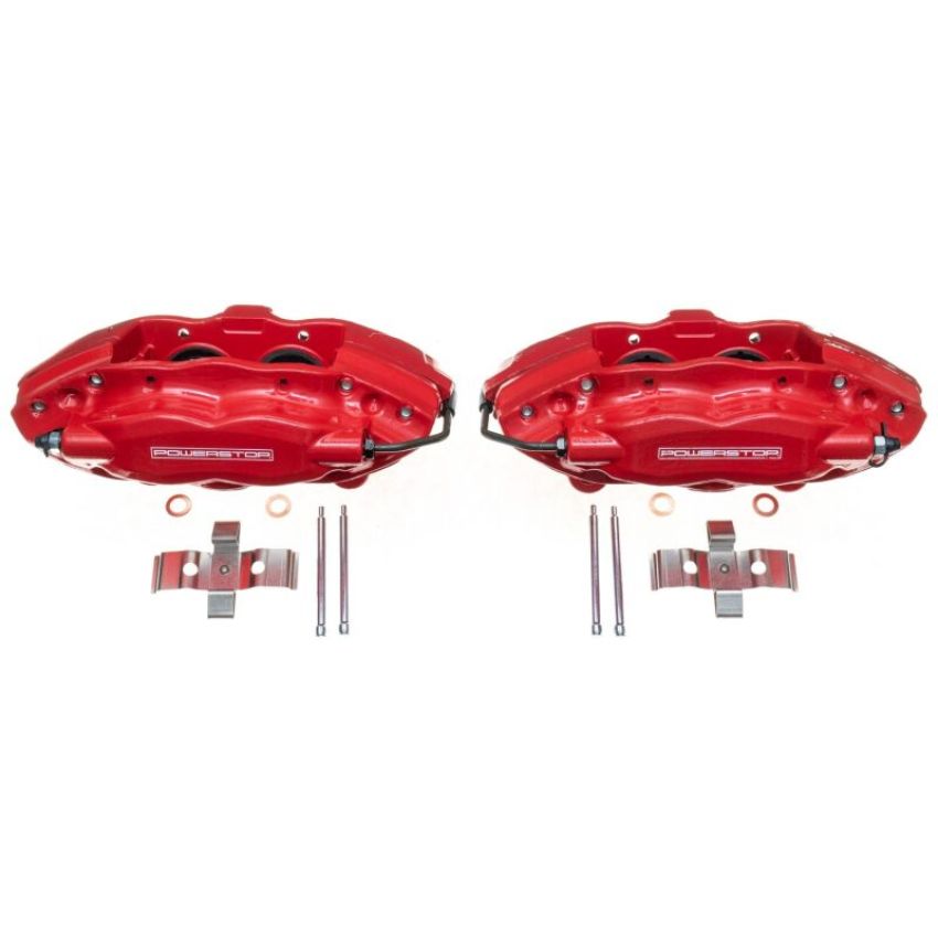 PowerStop S5084 Red Powder Coated Calipers