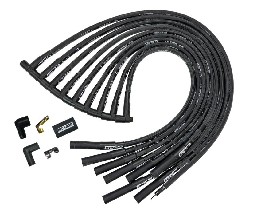 MOROSO MOR73819 Ultra 40 Plug Wire Set - Black