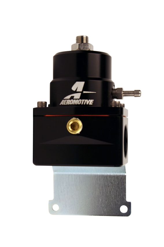 AEROMOTIVE AFS13128 Adj EFI Regulator w/2 10an Inlets - Black
