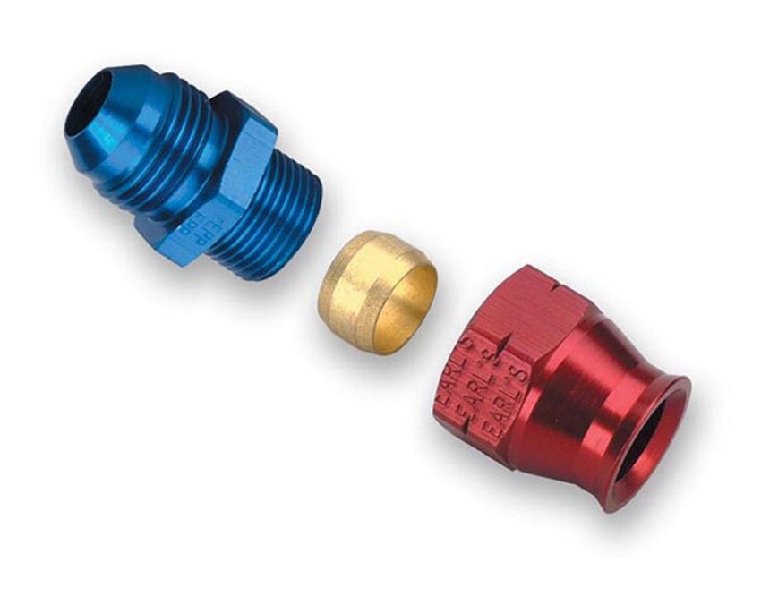 EARLS EAR165008ERL #8 Male Alum to 1/2in Tubing Adapter