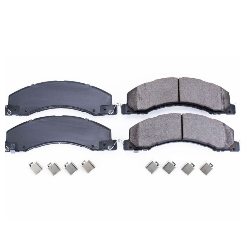 PowerStop 17-1335 PowerStop - Z17 Low-Dust Ceramic Brake Pads with Hardware