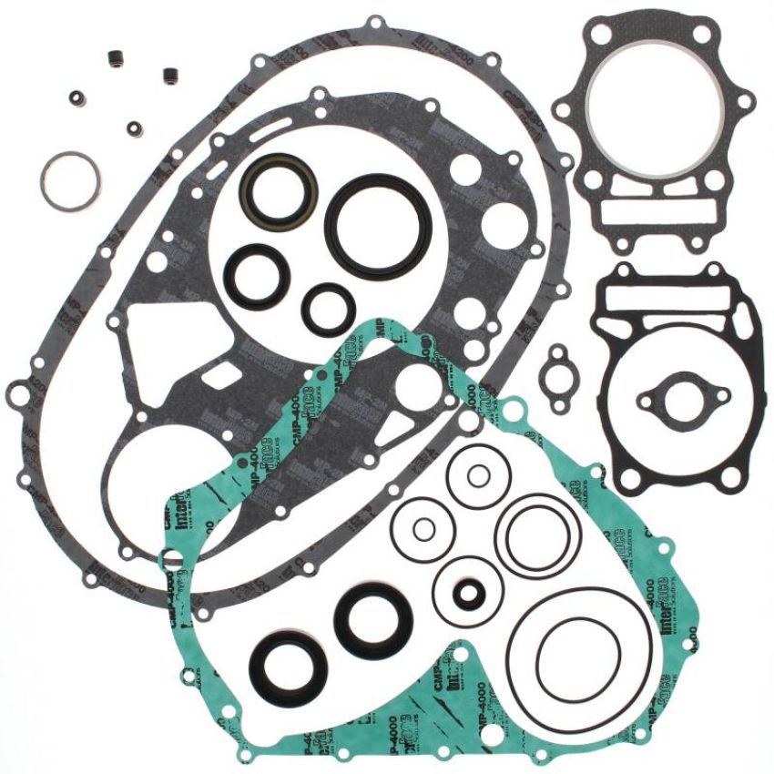 Vertex Pistons 811932 Vertex Gaskets 08-15 Suzuki LT-A400F 4WD King Quad Complete Gasket Kit w/ Oil Seals