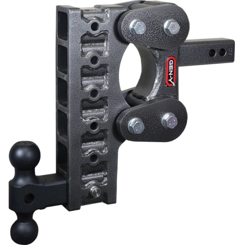 GEN-Y Hitch GH-1016 Gen-Y The Boss Torsion-Flex 2in Shank 10in Drop 1.1K TW 10K Hitch w/GH-031 Dual-Ball