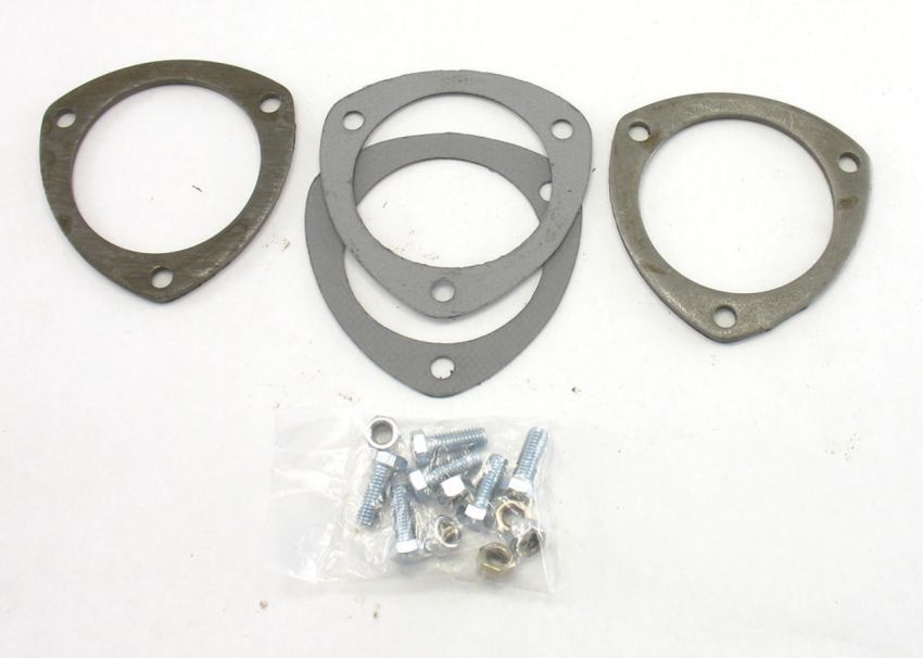 PATRIOT EXHAUST PEPH7261 Collector Flanges - 1pr 3-Bolt 3-1/2in Dia.