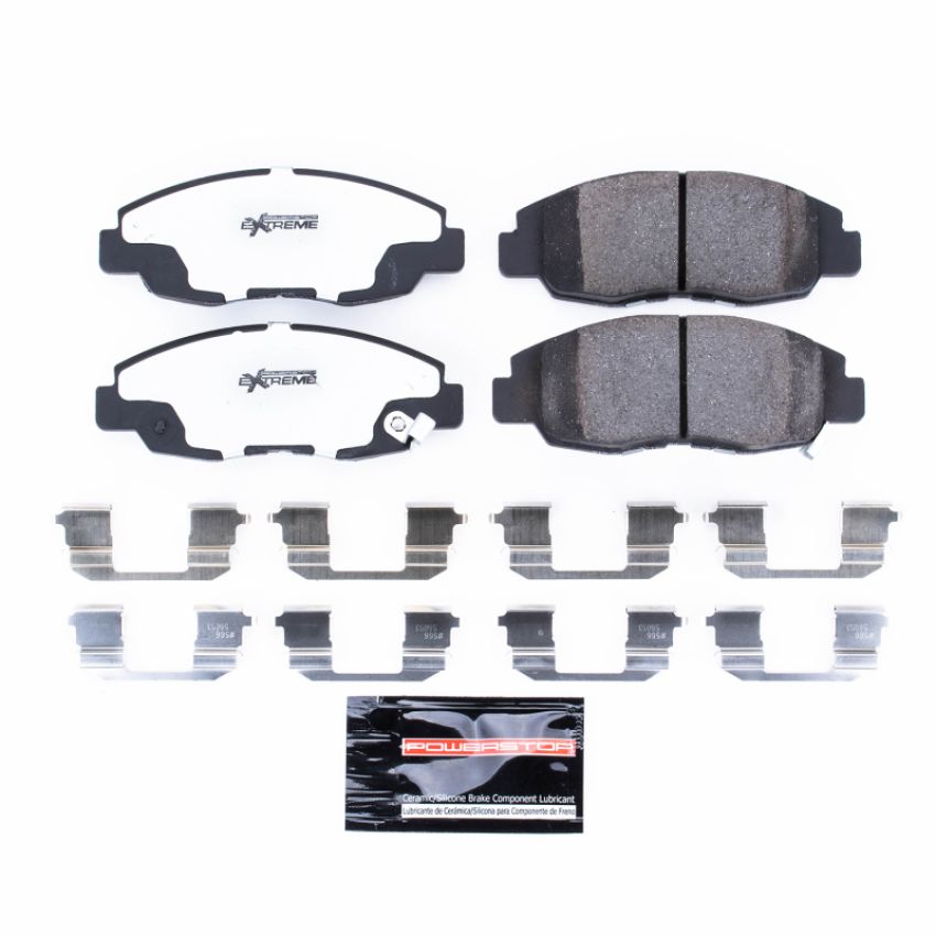 PowerStop Z26-465 PowerStop - Z26 Performance Carbon-Fiber Ceramic Brake Pads with Hardware Kit