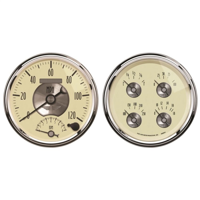 AutoMeter 2004 GAUGE KIT, 2 PC., QUAD & TACH/SPEEDO, 5