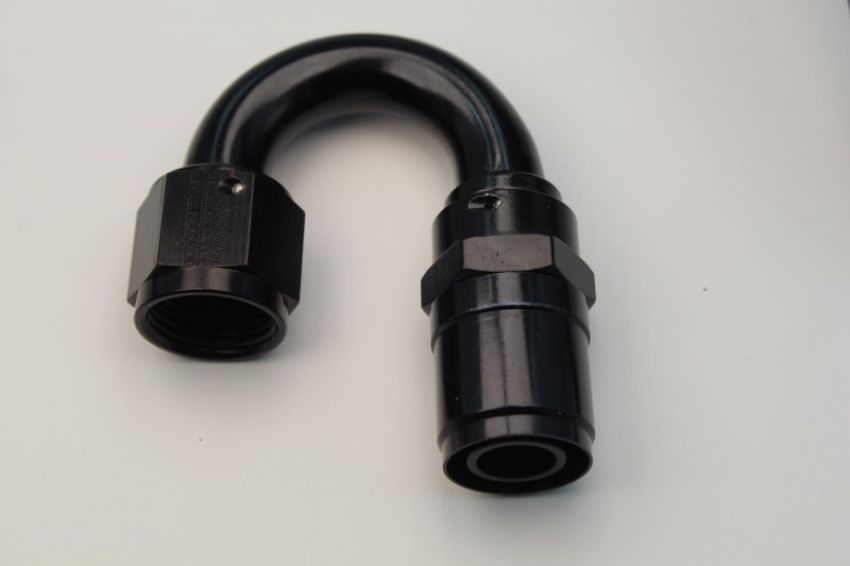 Fragola -10 Male Rad. Fitting x 180 Race-Rite Crimp-On Hose End