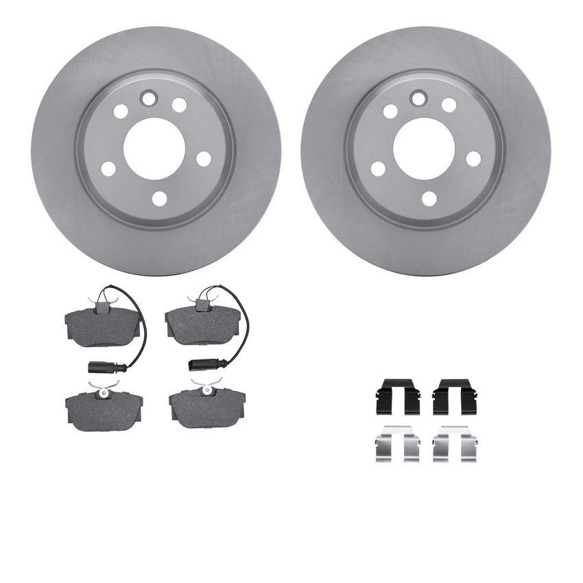 Dynamic Friction 6512-74258 Rotor Kit