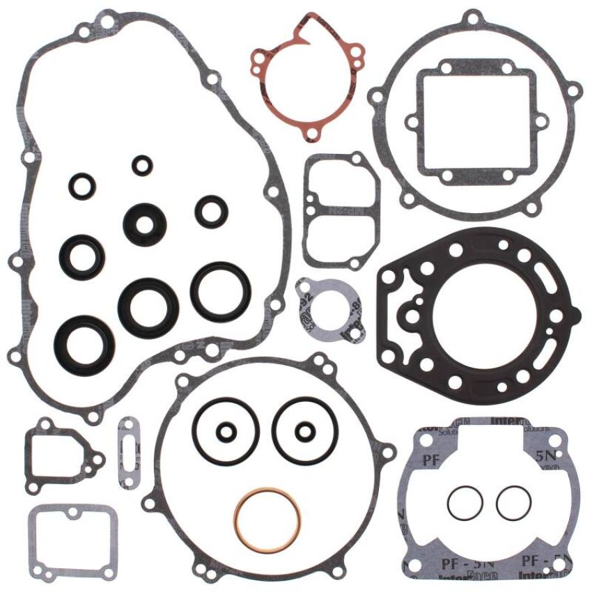 Vertex Pistons 811442 Vertex Gaskets 95-06 Kawasaki KDX200 Complete Gasket Kit w/ Oil Seals