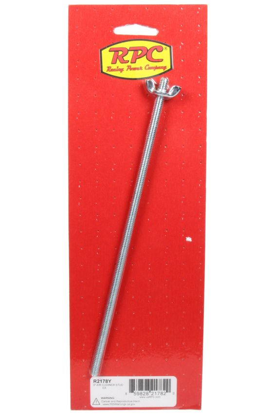 RACING POWER CO-PACKAGED RPCR2178Y 9In Air Cleaner Stud 1/4 -20