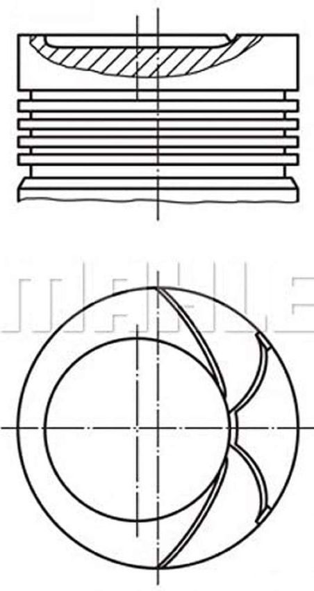 MAHLE 034 92 01 Engine Piston