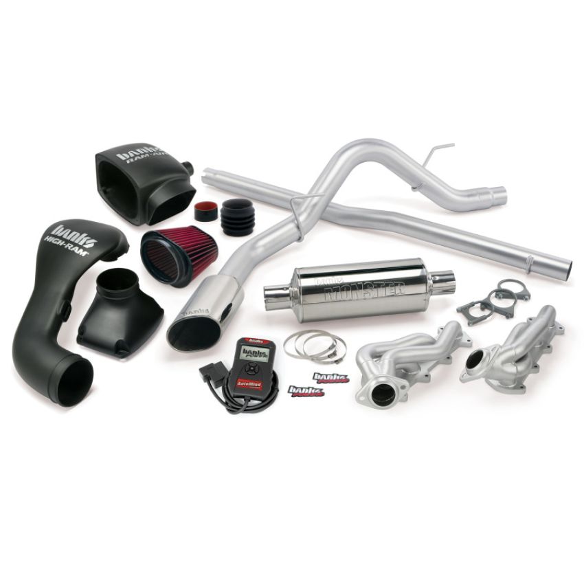 Banks Power 48532 04-08 Ford 5.4L F-150 ECSB PowerPack System - SS Single Exhaust w/ Chrome Tip