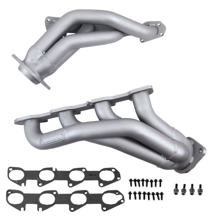 BBK Performance Parts 4013 2006-10 DODGE CHALLENGER CHARGER 6.1L 1-7/8 SHORTY HEADERS (TITANIUM CERAMIC)
