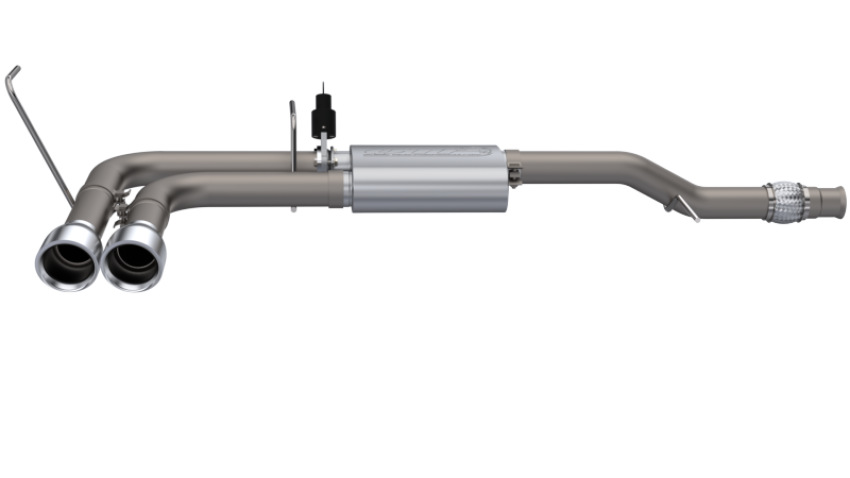 QTP 410014 2014-2018 Silverado/Sierra  Screamer Side Exit Cat Back