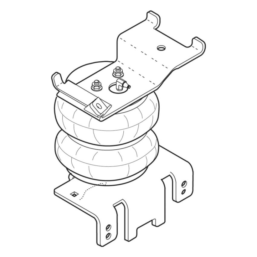 Firestone 2355 Ride-Rite Air Helper Spring Kit Rear 04-15 Nissan Titan 2WD/4WD (W217602355)
