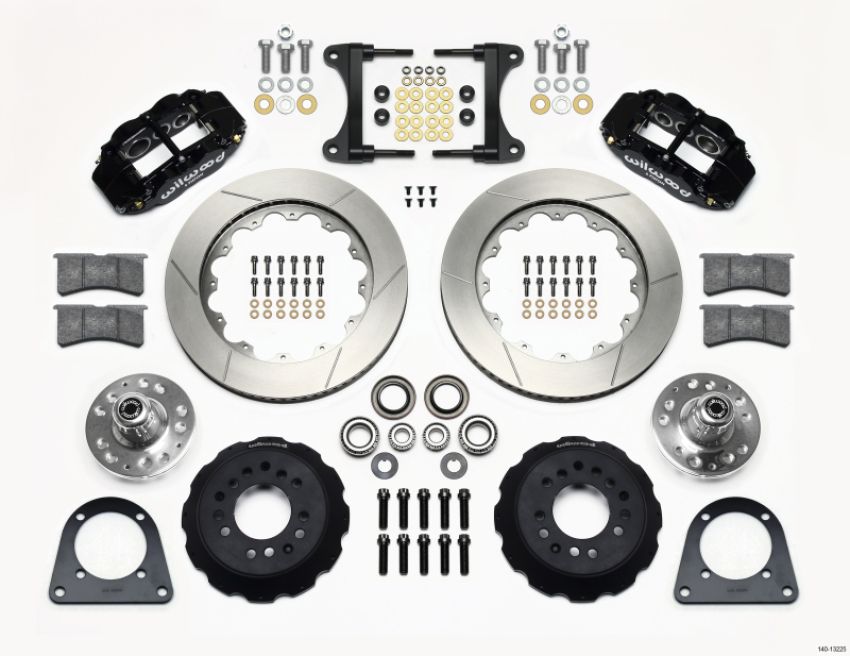 Wilwood 140-13225 Narrow Superlite 6R Front Hub Kit 14.00in TCI-IFS 71-78 (Pinto Based)