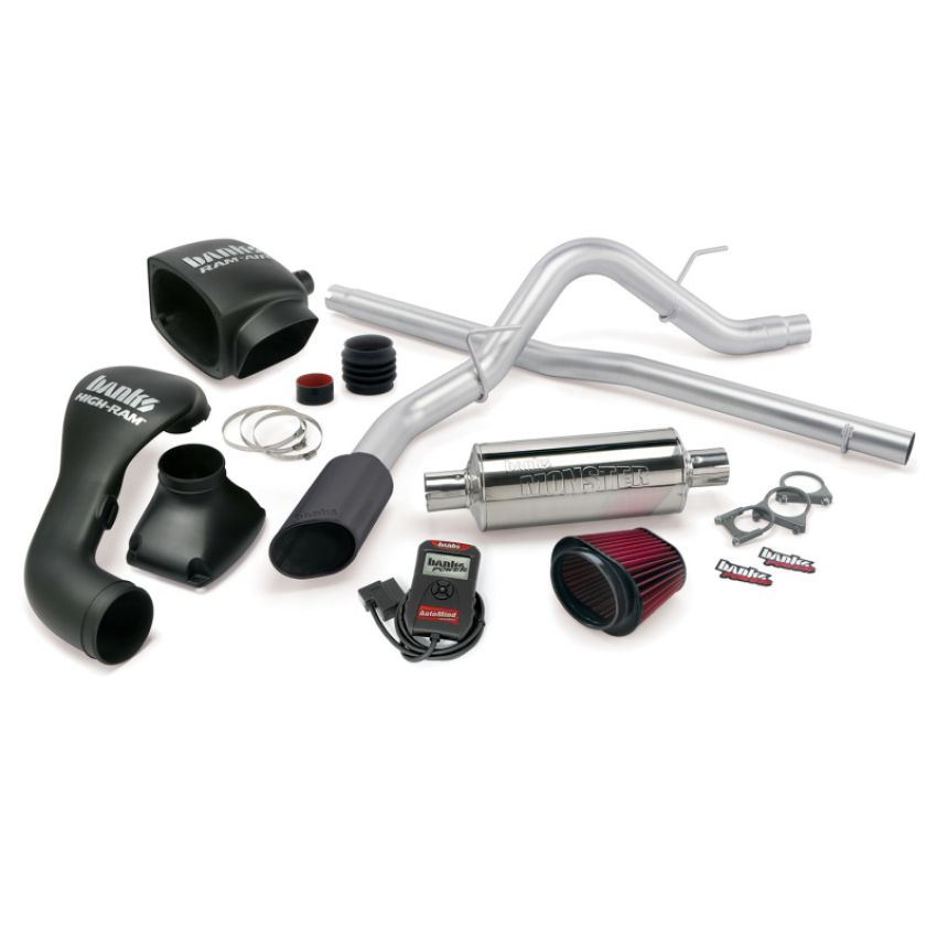 Banks Power 48486-B 06-08 Ford 5.4L F-150 CCMB Stinger System - SS Single Exhaust w/ Black Tip