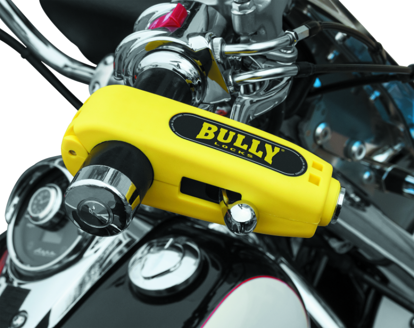 BikeMaster 132255 Bully Lock Bully Grip Lock - Yellow
