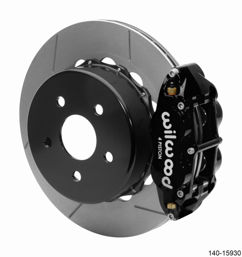 Wilwood 140-15930 Superlite 4R Rear Brake Kit 14.00 Black 2018-Up Jeep JL w/Lines