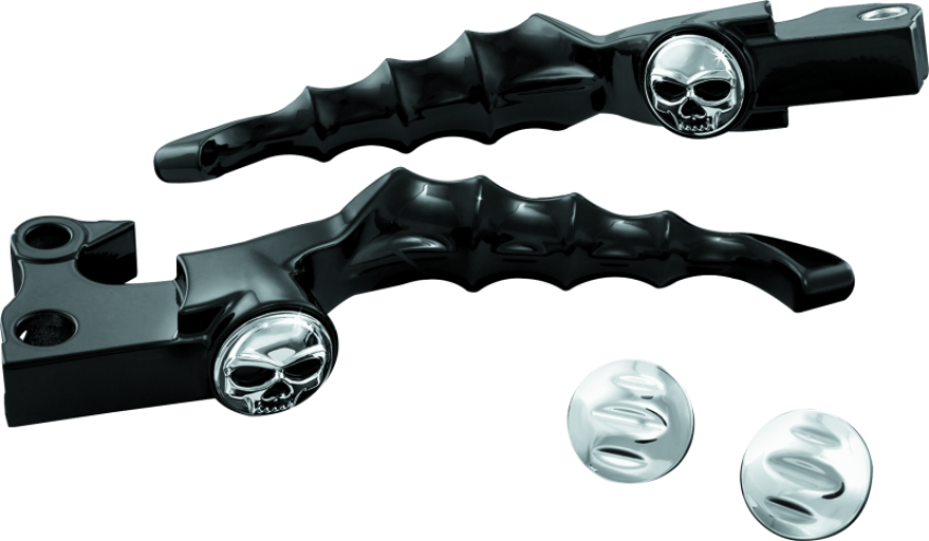 Kuryakyn 1091 Zombie Levers 08-13 Touring Cable Gloss Black