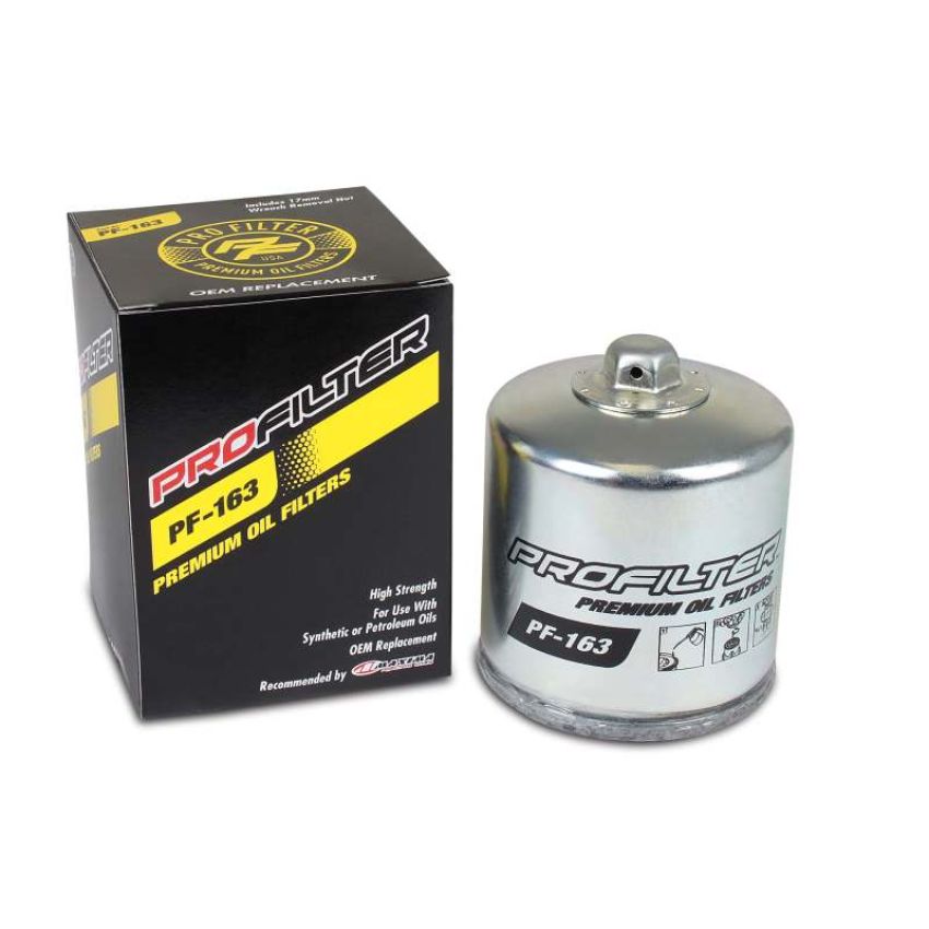 ProFilter PF-163 BMW Spin-On Silver Various Performance Oil Filter