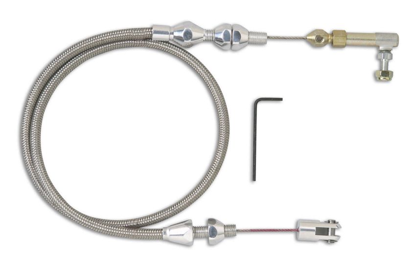LOKAR LOKTCP-1000HT Hi-Tech Throttle Cable - Polished