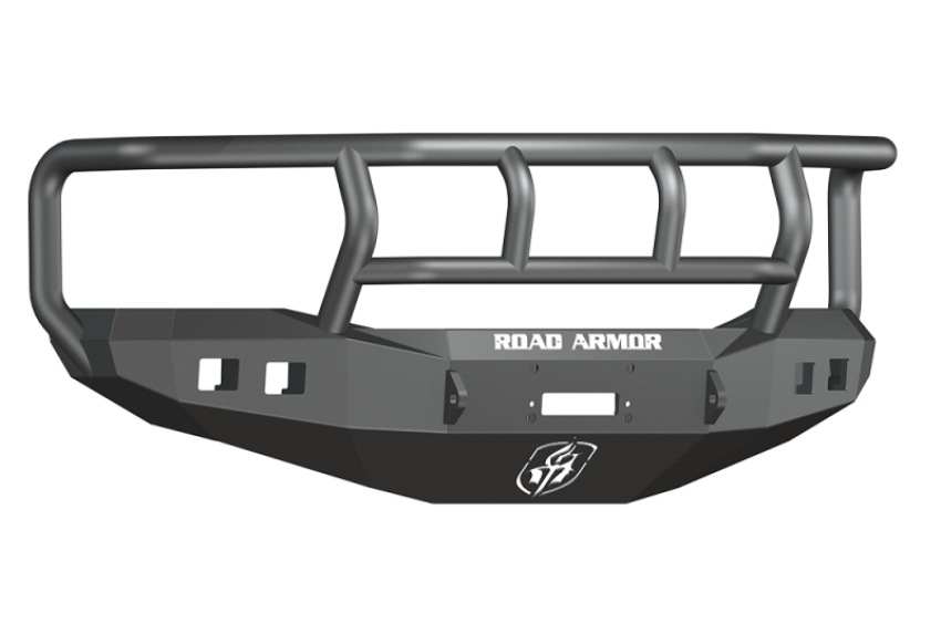 Road Armor 406R2B 06-09 Dodge 2500 Stealth Front Winch Bumper w/Titan II Guard - Tex Blk