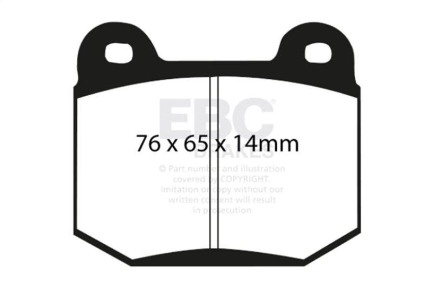 EBC Brakes DP31538C Redstuff Ceramic Low Dust Brake Pads
