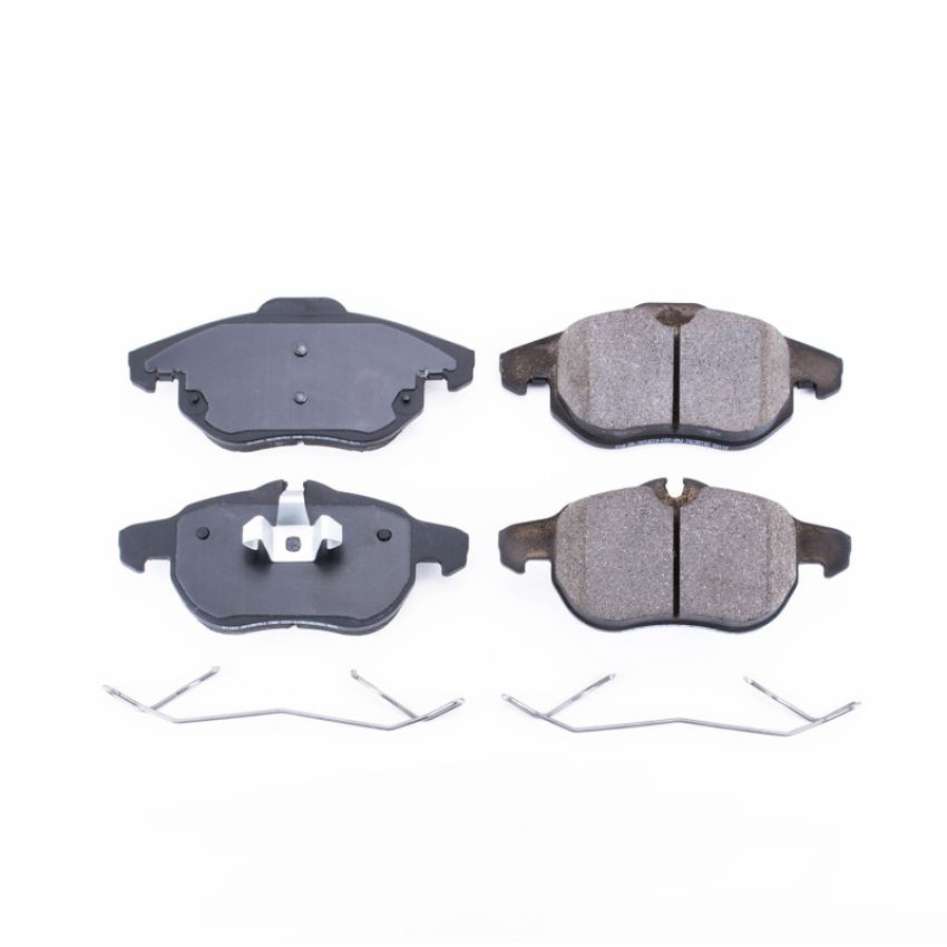 PowerStop 17-1106 PowerStop - Z17 Low-Dust Ceramic Brake Pads with Hardware