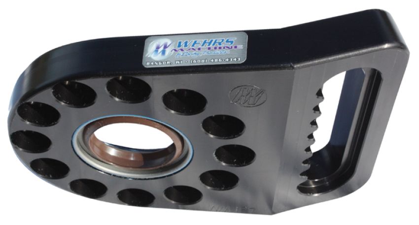 WEHRS MACHINE WEHWM197 Pinion Mount Angled Sng Sided Climber Alum