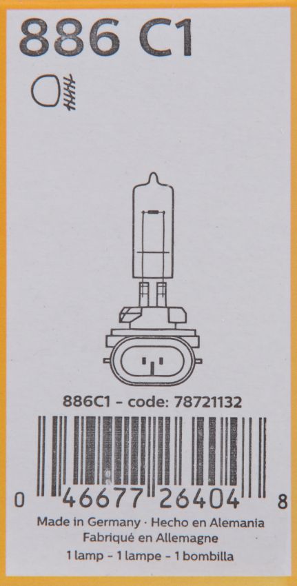 Philips 886C1 Philips Standard Fog Light 886