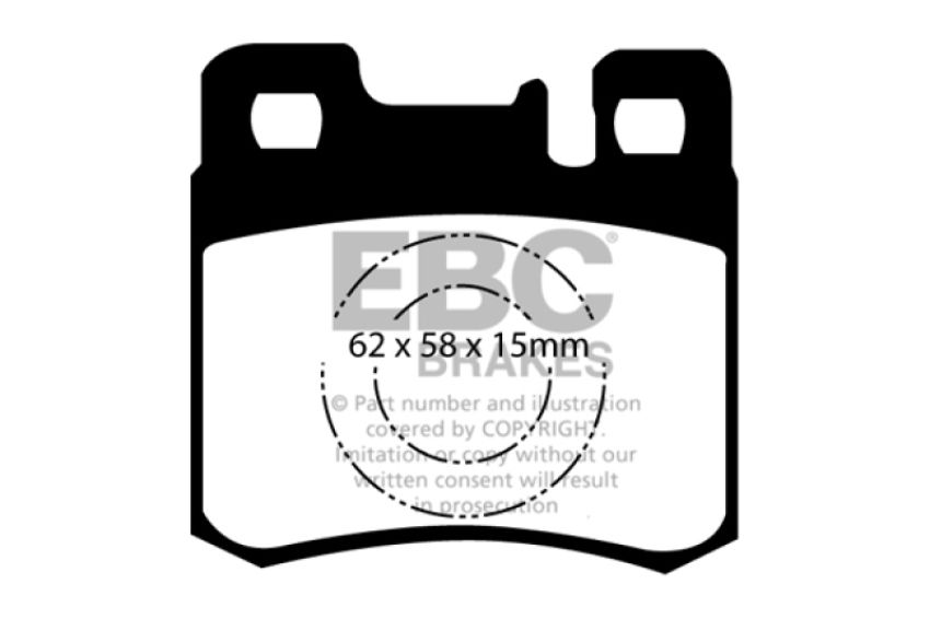 EBC Brakes DP3846C Redstuff Ceramic Low Dust Brake Pads