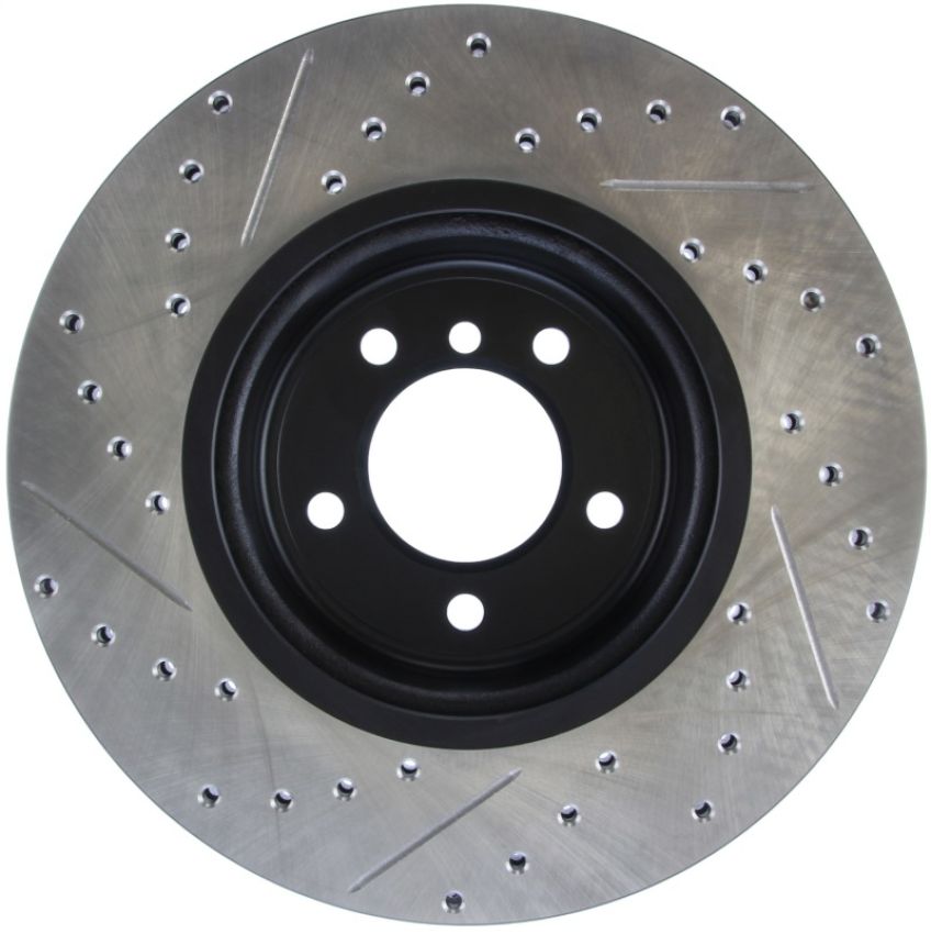 Stoptech 127.34104L Slotted & Drilled Sport Brake Rotor