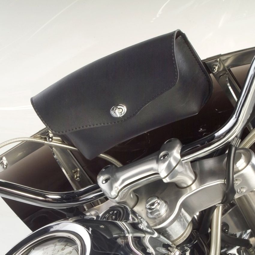Willie & Max 59513-00 Universal Revolution Windshield Bag (10.5 inches L x 6 inches H x 2.5 W) - Black