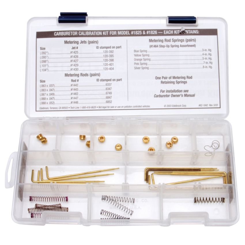 Edelbrock 1842 Calibration Kit for 1825/1826