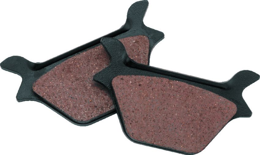 TwinPower 592358 Twin Power L87-99 Softail Organic Brake Pads Replaces H-D 44209-87C 44213-87 Rear Girling Caliper