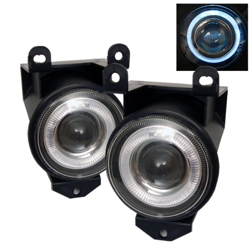 SPYDER 5021410 Halo Projector Fog Lights w/Switch - Clear