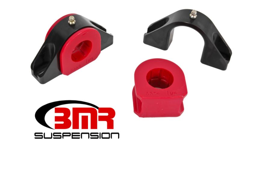 BMR Suspension SMK009 Sway Bar Mount, Billet Alum Mount, 1.25 Inch Poly Bushings