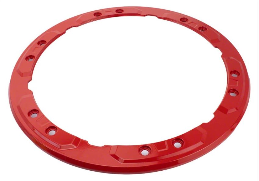 Ford Racing M-1021-BLR 2021-2025 FP Beadlock Wheel Trim Ring - Red