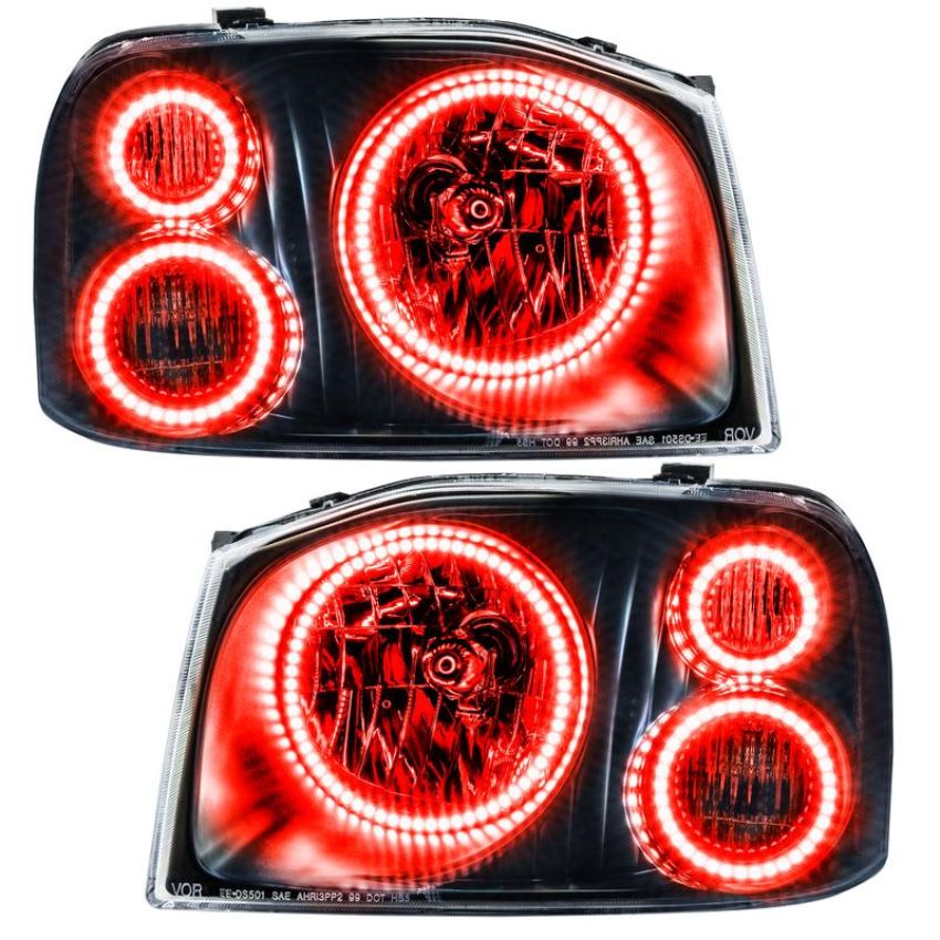 Oracle Lighting 8905-003 SMD Pre-Assembled Headlights, Triple Halo, Red