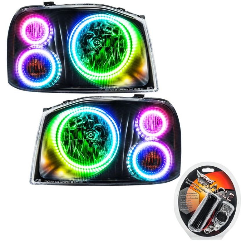 Oracle Lighting 8905-330 SMD Pre-Assembled Headlights, Triple Halo, ColorSHIFT