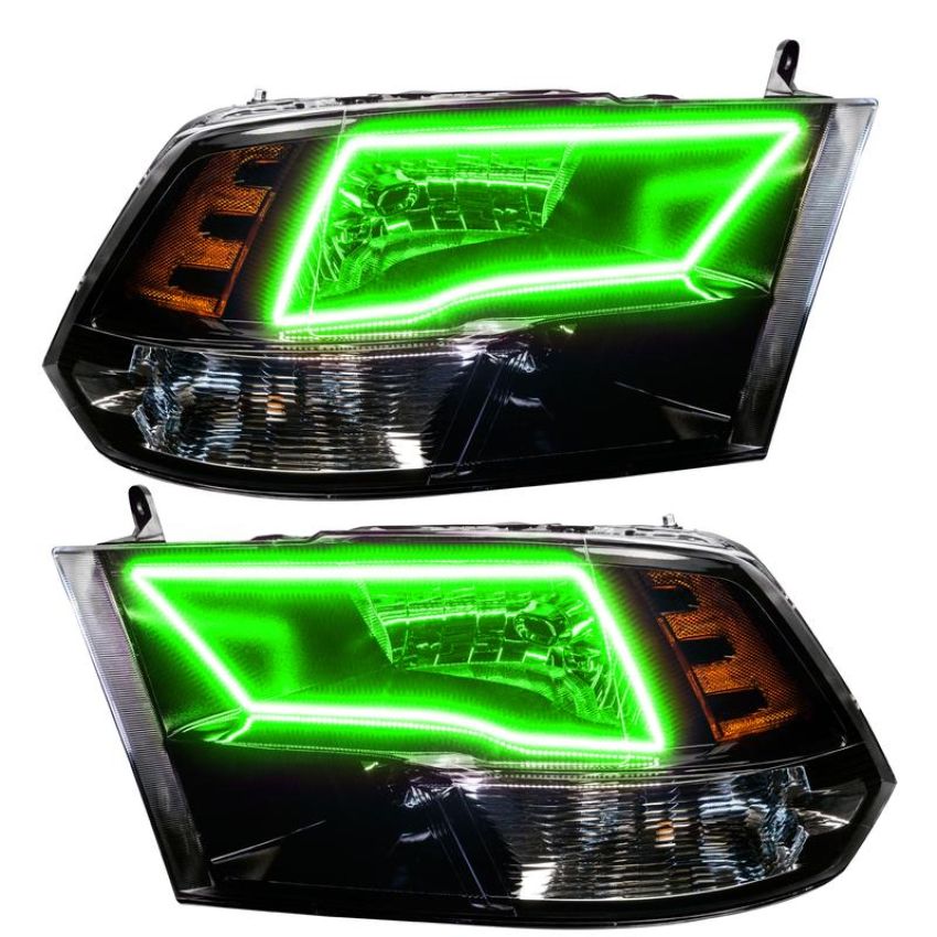 Oracle Lighting 8906-334 Pre-Assembled ColorSHIFT(tm) w/SWITCHBACK Halo Headlights - Black Housing