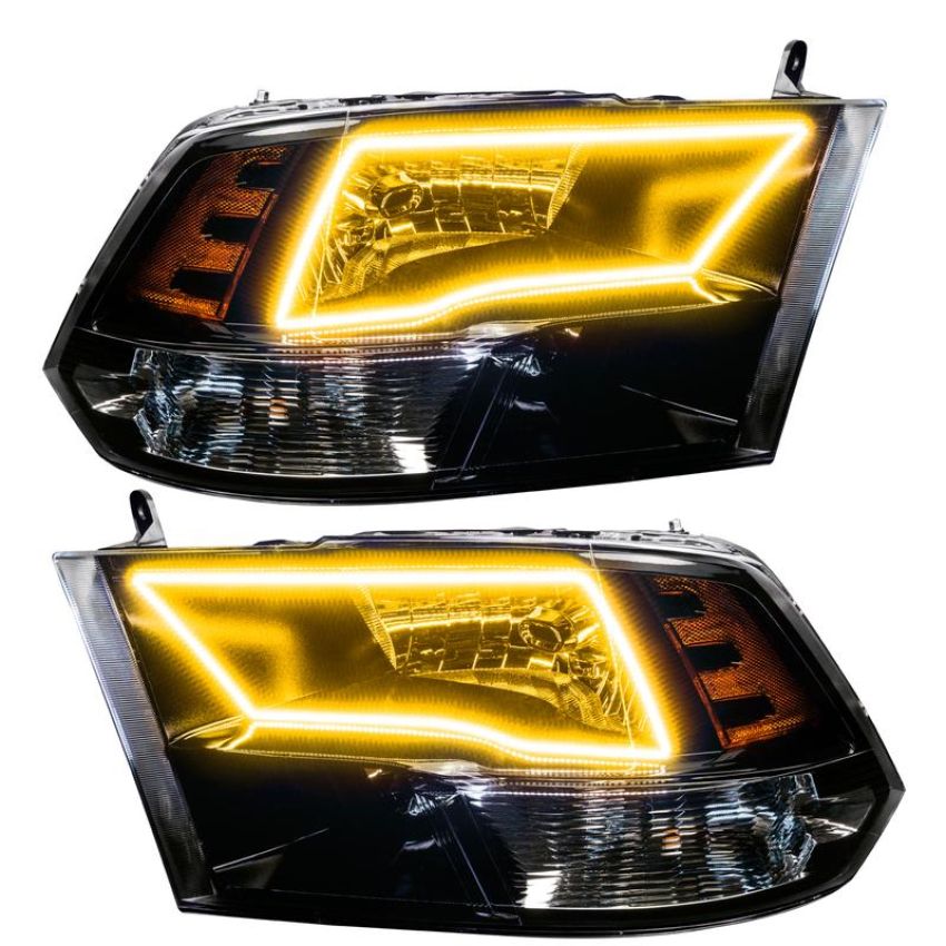 Oracle Lighting 8906-334 Pre-Assembled ColorSHIFT(tm) w/SWITCHBACK Halo Headlights - Black Housing